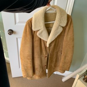 Genuine Lambskin, shearling collar, by Mac Mor of Canada